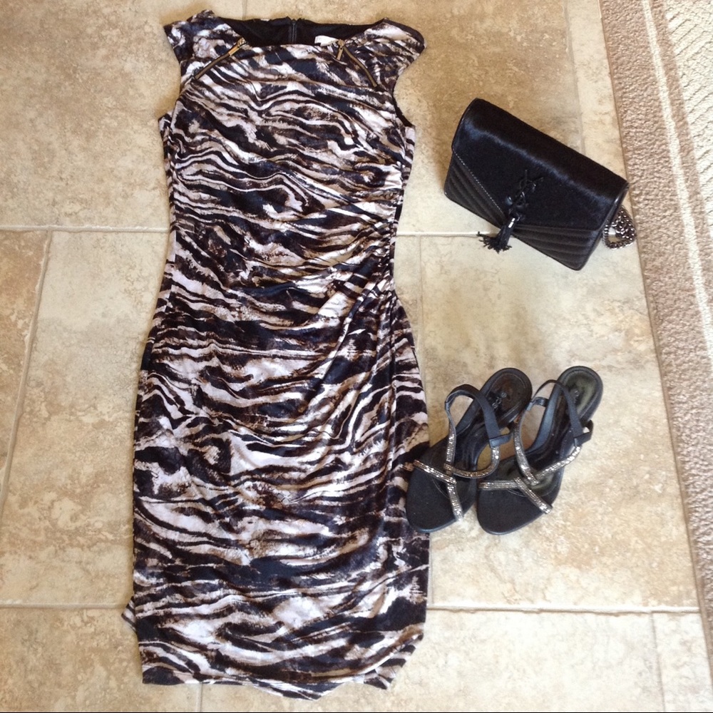 Animal print dress